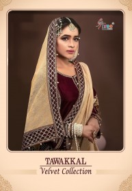 Shree Fabs Tawakkal Velvet Collection Pakistani Salwar Suits